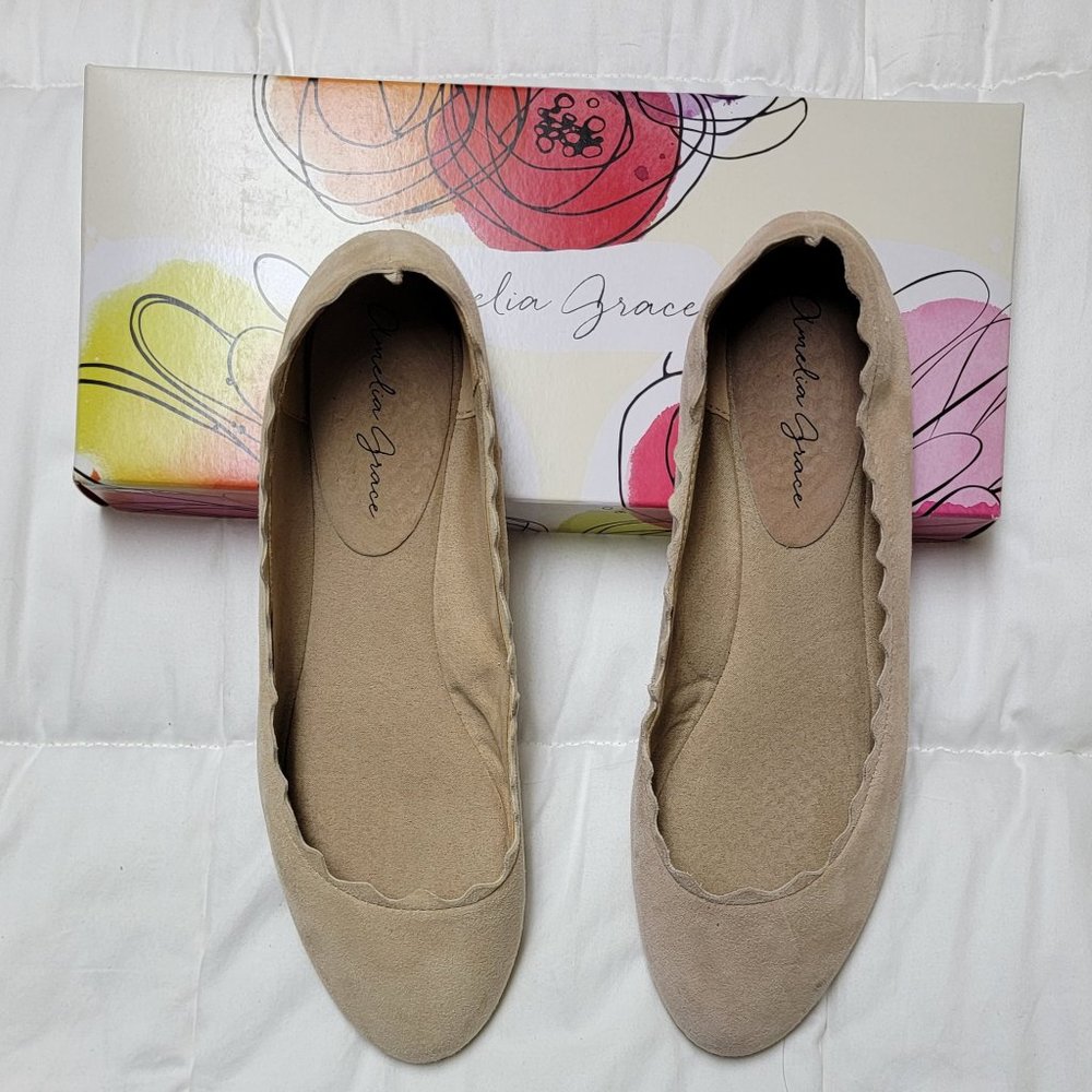 #22 - Amelia Grace suede flats